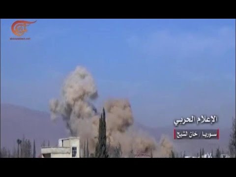 مشاهد للمعارك وأنفاق خان الشيح في ريف دمشق