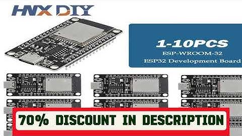 A must-have product! 1-10PCS ESP32 Development Board TYPE-C CP2102/CH340C WiFi+Bluetooth Ultra-Low