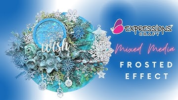 Frosted Effect | #recreatewithecdesigners | #hop | Blog Challenge | immix