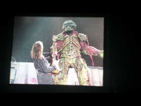 New Eddie on Stage with Iron Maiden in Moscow 2011...