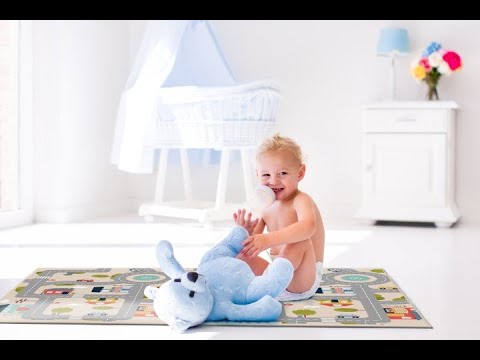 Achoka Baby playmat rolled - YouTube