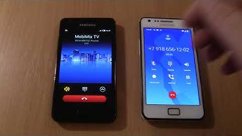 Incoming call & Outgoing call at the Same Time  2 Samsung  S2 android 11+miui