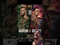 McGregor vs Holloway 2 — UFC 329 July 11 #UFC #MMA #shorts #connormcgregor #maxhalloway #sports