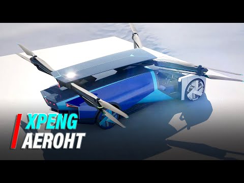 XPeng AeroHT's eVTOL Flying Sports Car Has Hidden Foldable Rotors