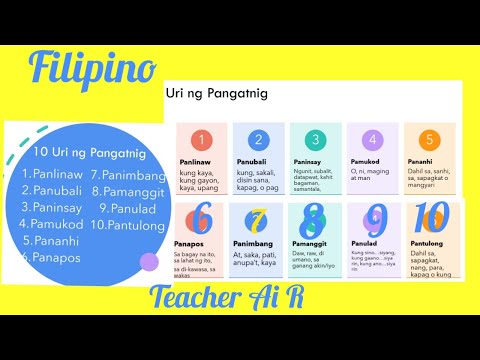 10 Uri ng Pangatnig II Mga halimbawa ng Pangatnig II Teacher Ai R