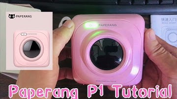 Paperang P1 Unboxing & Tutorial |  Portable Bluetooth Thermal Printer | Cute Mini Printer