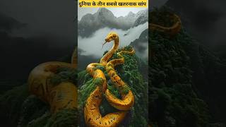 दुनिया के तीन सबसे खतरनाक सांप #share #facts #snake #saap