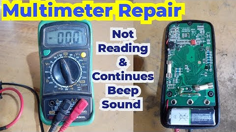 Digital Multimeter Repair || How to repair multimeter in Hindi | Not Reading & continue Beep Sound