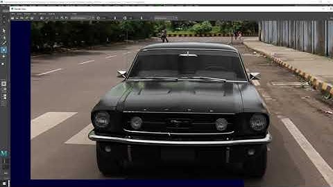 Live Action CG Car -  Part 6-  Final Lookdev in maya