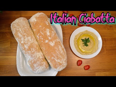 Video: Kako Napraviti Talijanski Kruh Od Ciabatte