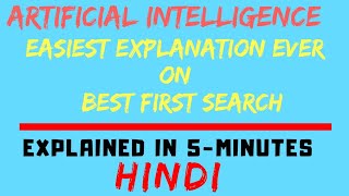 Best First Search (BFS) Easiest Explanation Ever With Example (HINDI)