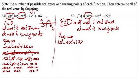 Video  9  11 A 1 2 polynomial functions