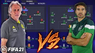 FLAMENGO 2019 vs. PALMEIRAS 2020 (Campeões da Libertadores) | FIFA Experimento