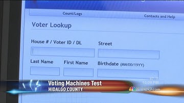 Voting Machines Tested For Logic and Accuracy