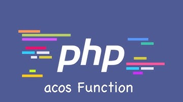 PHP | acos Function