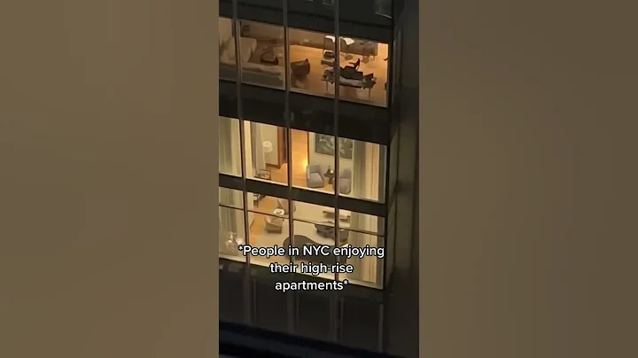 LIFE in NEW YORK we can see inside your apartment 👀😂 #realestate #life #newyork #invest
