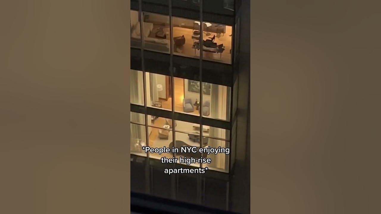 LIFE in NEW YORK we can see inside your apartment 👀😂 #realestate #life #newyork #invest