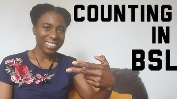 LEARN BSL: Numbers.  Learn how to sign numbers 1 to 20 and more in British Sign Language!