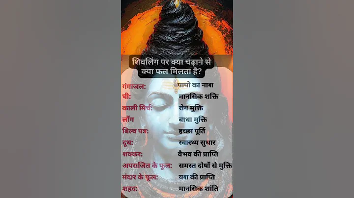 शिवलिंग पर क्या चढ़ाने पर क्या फल मिलता है।। चमत्कारिक उपाय।। #shiv #mahadev #astro #astrology #tips