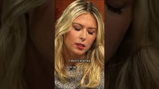  Maria Sharapova on Friendship in Tennis #shorts 