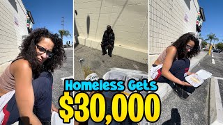 Millionaire blessed homeless who made the bad decisions about her life