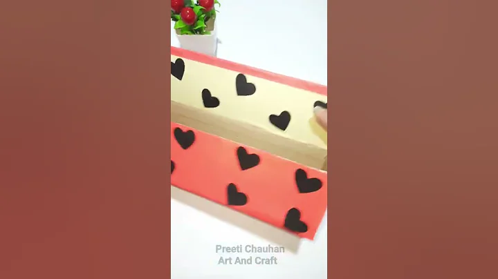 Best Out Of Waste Craft | Empty Box Craft Ideas | How To Reuse Old Box | Diy Organizer #shorts #diy