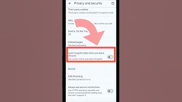 Easily Lock your Chrome Incognito session on Android| Incognito setting kaise kare| #shorts #ytshort