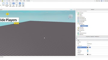 How to make a hide players gui in roblox studio