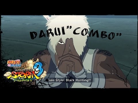 Naruto Shippuden Ultimate Ninja Storm 3 Full Burst - Darui "combo"