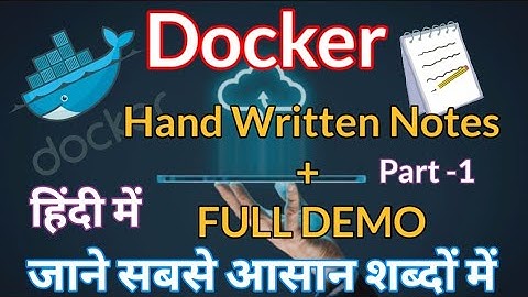 What is Docker ? Part-1 in Hindi | Containerization Explained | DevOps Tutorial for Beginners