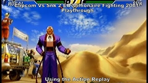 Capcom vs Snk 2 EO Millionaire Fighting 2001 Rugal Playthrough using the AR for GC :D #Nintendo #Sub