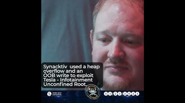 Pwn2Own Vancouver Day Two - Synacktiv vs Tesla Round 2 #shorts