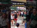 Daily Life Scene at Monumento