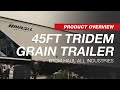 Haul all industries 45 tridem grain trailer  product overview  flaman agriculture