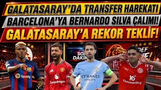 Galatasarayda Transfer Harekatı Bernardo Silva Atağı Galatasaray - Antalyaspor