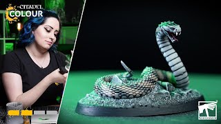 How to Paint Viperous Snake Skin | Intermediate Level | Warhammer Painting Tips