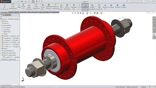 Solidworks tutorial | Design and Assembly of Bicycle Hub in Solidworks