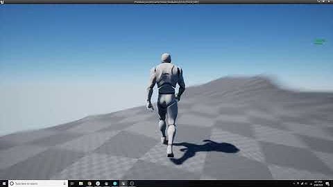 UE4 Procedural charcter walking Locomotion