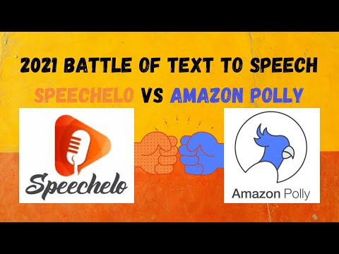 2021 Battle of Text To Speech, Speechelo Vs. Amazon Polly!