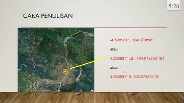 1  Materi 2   Pengenalan SIG, bagian 3 Sistem Koordinat
