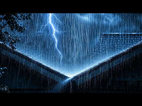 Restful Sleep to Heal in 3 Minutes with Heavy Rain & Loud Thunder