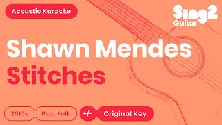 Stitches Karaoke | Shawn Mendes (Acoustic Karaoke)