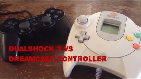 DualShock 2 vs Dreamcast controller