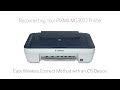 Reconnecting Your PIXMA MG3022 Printer - Easy Wireless Connect Method with an iOS Device