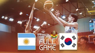 Argentina v Korea | Full Basketball Game