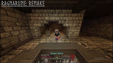 Minecraft Custom Map RagnaRune: Remake Part 3 Parkcore Over Some lava N Getting Better Equipment!