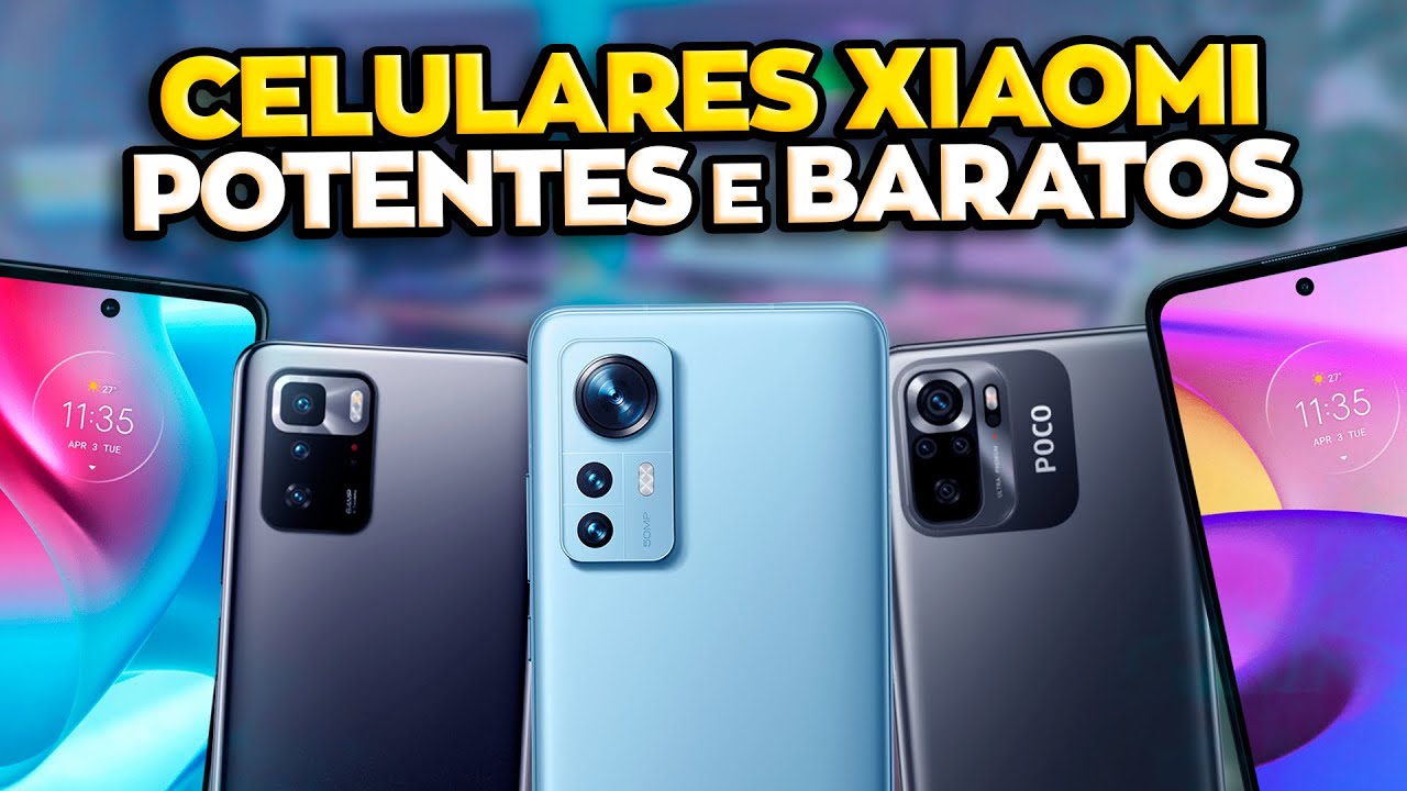 TOP 3 Celulares da XIAOMI BARATOS e POTENTES - Câmera boa e Roda jogos ...