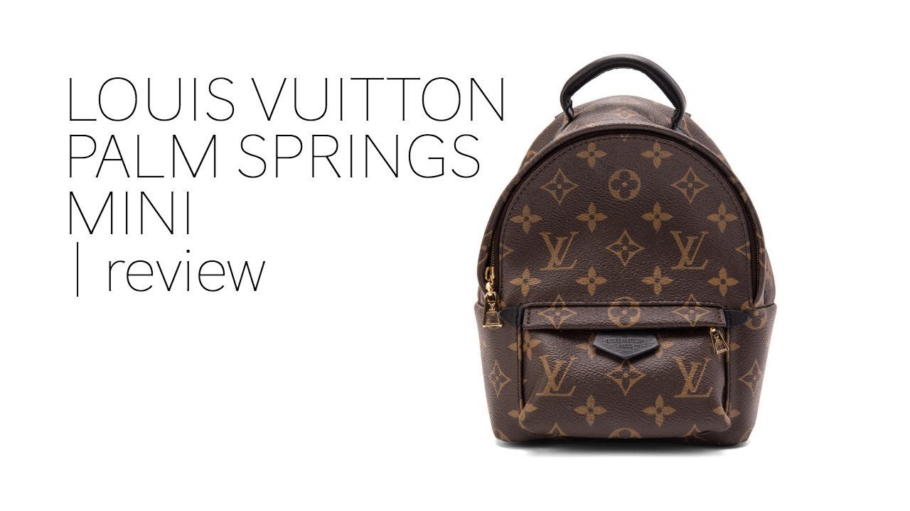 Louis Vuitton Palm Springs Mini | BAG REVIEW - YouTube