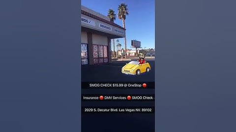 Smog Check $15.99 (no pass FREE retest)