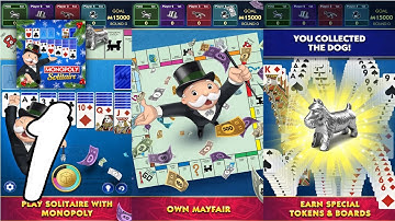MONOPOLY Solitaire: Card Game Gameplay #1 All Levels (Android, IOS)